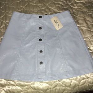 Blue Button Up Skirt